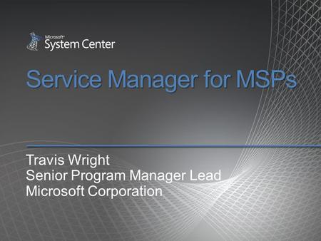 Service Manager for MSPs