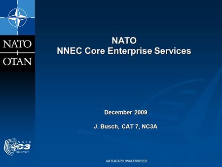NATO NNEC Core Enterprise Services