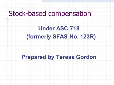 Stock-based compensation