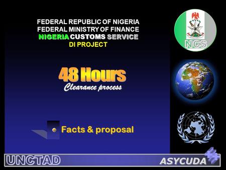 FEDERAL REPUBLIC OF NIGERIA FEDERAL MINISTRY OF FINANCE
