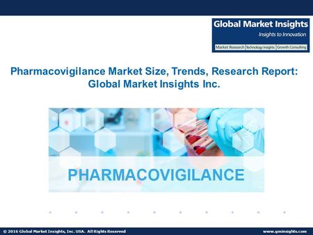 © 2016 Global Market Insights, Inc. USA. All Rights Reserved  Fuel Cell Market size worth $25.5bn by 2024 Pharmacovigilance Market Size,