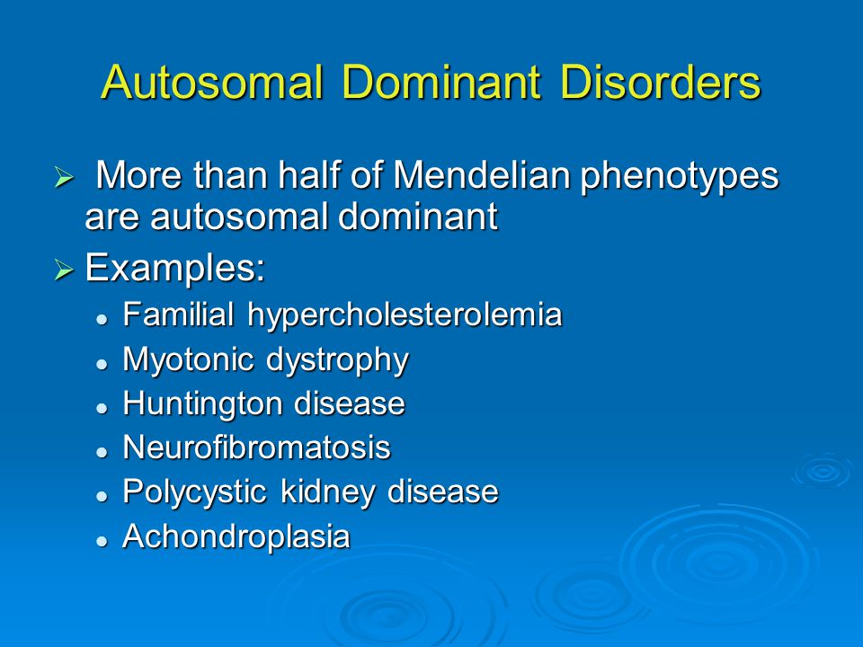 Autosomal Dominant Disorders - ppt video online download