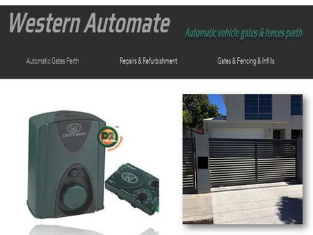 Get Automatic Sliding Gates Service & Repair in Perth at Best Price