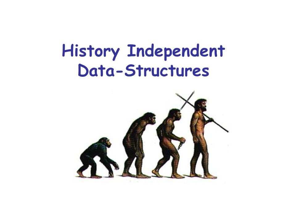 History Independent Data-Structures. What is History Independent Data- Structure ? Sometimes data structures keep unnecessary information. –not  accessible. - ppt download