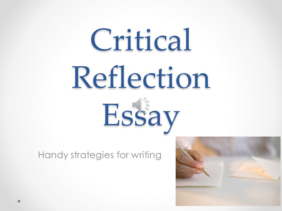 reflective essay examples nutrition