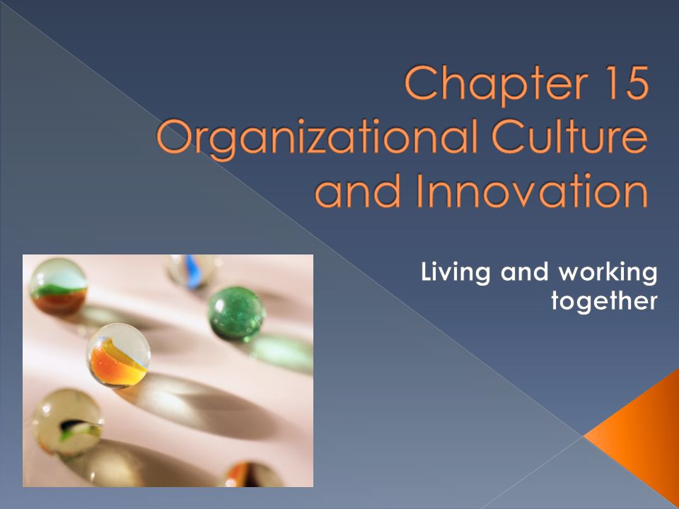 Chapter 15 Organizational Culture and Innovation - ppt download
