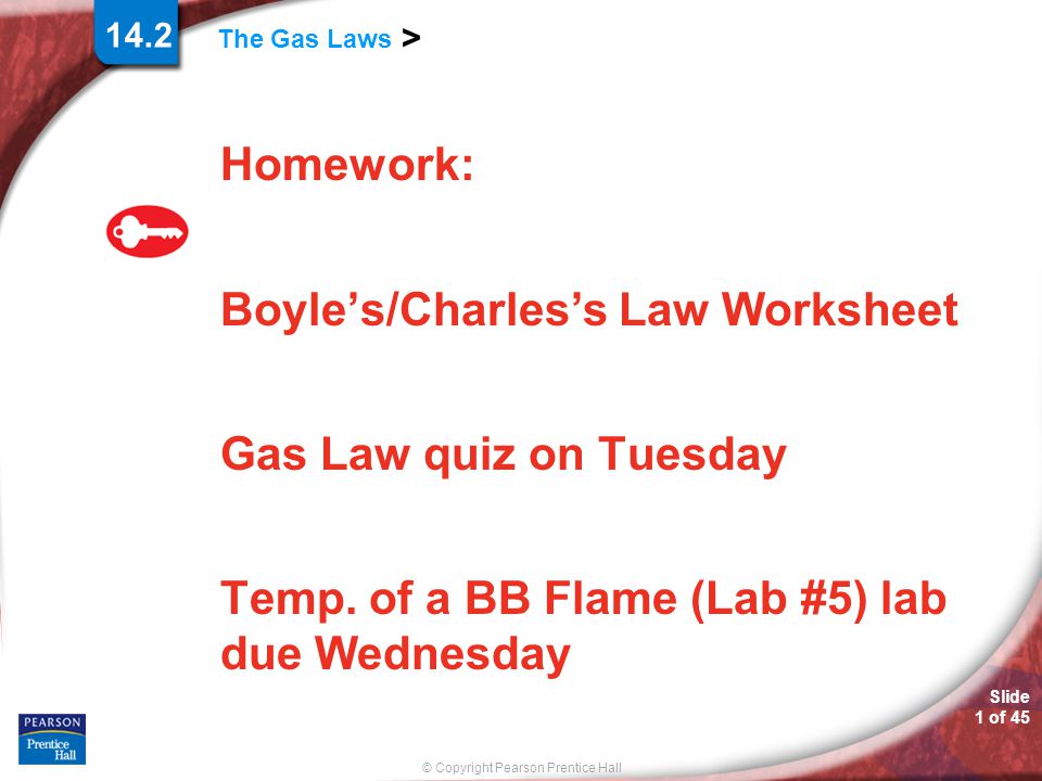 Boyle's law worksheet answer key