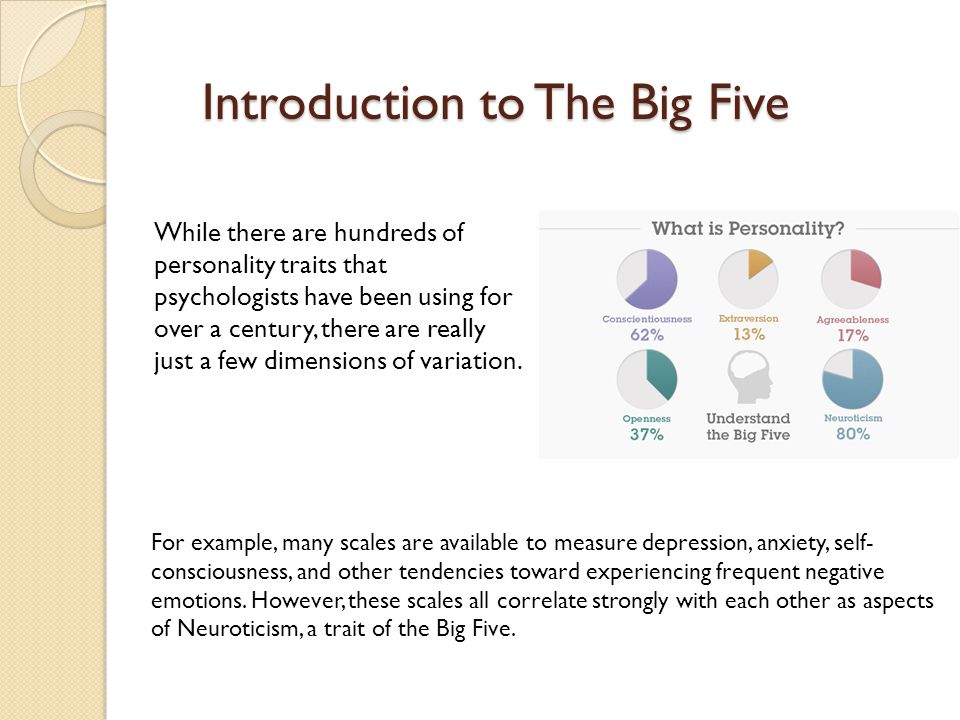 Big definition conscientiousness five Big Five