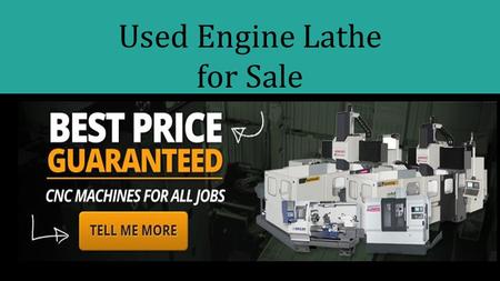 Used Engine Lathe for Sale. Used Metal Lathe Machine.