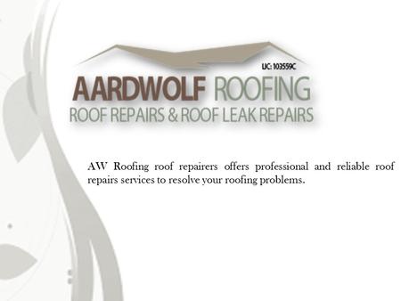 Find Residential Roof Repairs Services in Killara