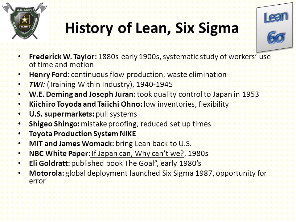 Department Of Defense Lean Six Sigma Ppt Download