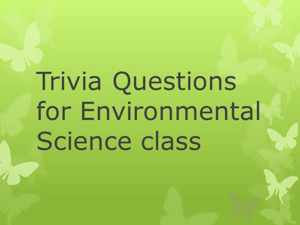 Environmental Trivia Quiz by Prairie Winds Science