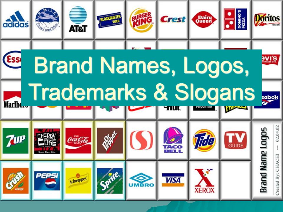 Brand Names Logos Trademarks Slogans Ppt Video Online Download