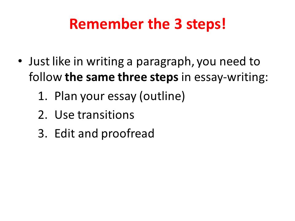 3 paragraph essay outline