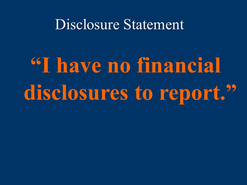 No financial disclosure statement forex tutorial