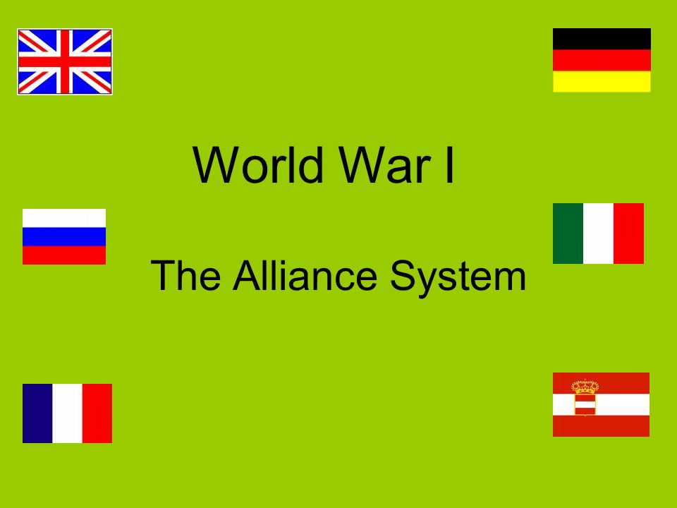 The Alliance System World War I. Agreement #1 The Dual Alliance (1879)  Germany and Austria Created for protection against possible Russian Attack.  - ppt download