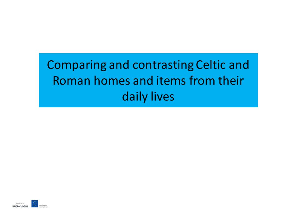 Celtic Warrior and Roman Soldier Comparison Worksheet