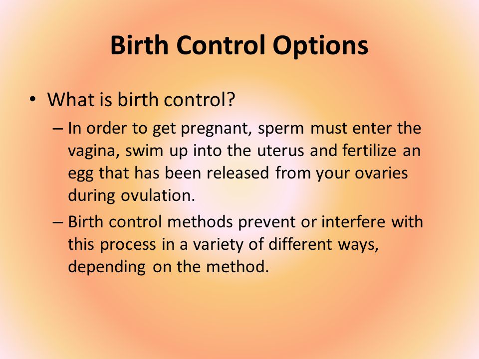 Birth Control Alternatives