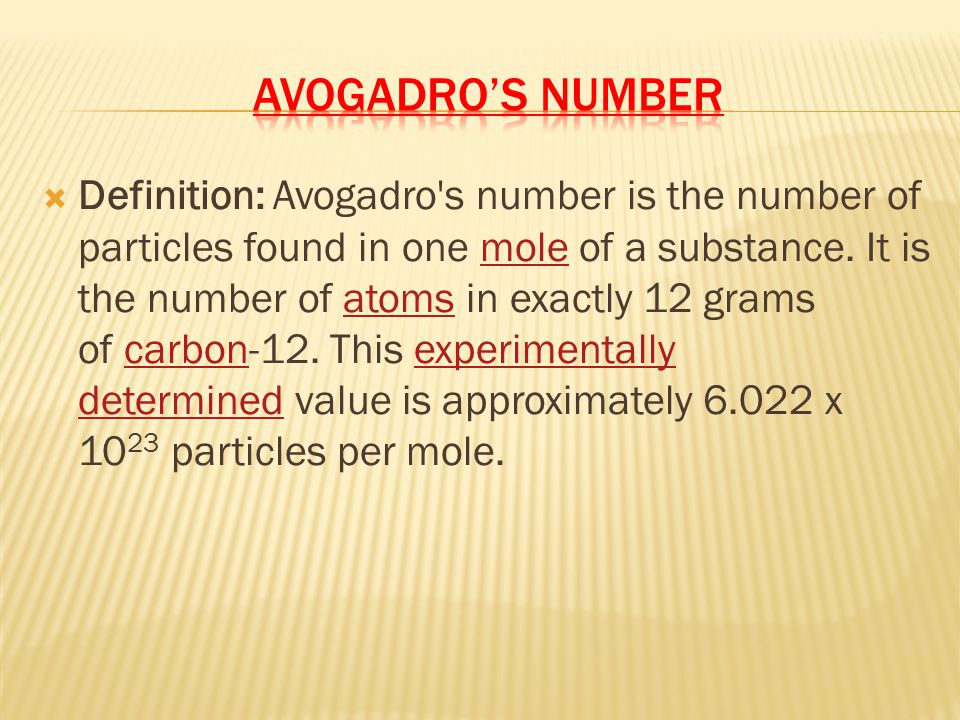 Avogadro Avogadro