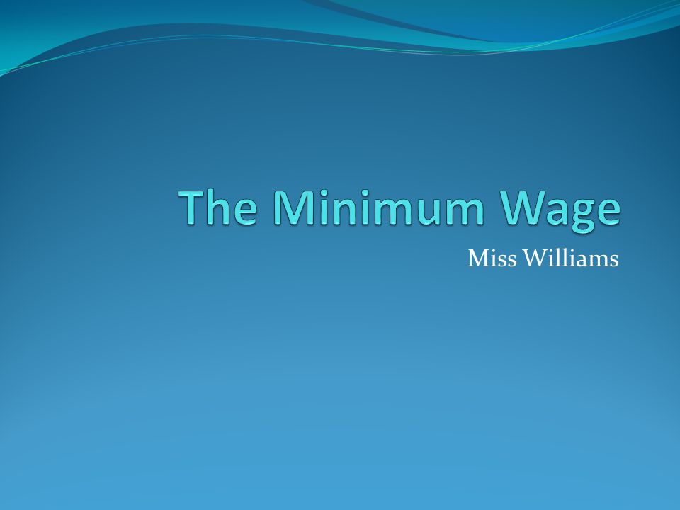 directgov minimum wage