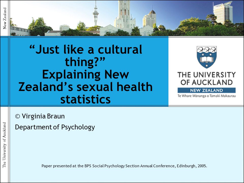 The University of Auckland New Zealand Just like a cultural thing