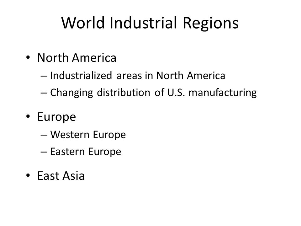 industrial north