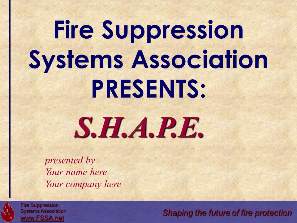 Fire Suppression Systems Association Presents Ppt Download Fire Suppression Systems Association Presents Ppt Download