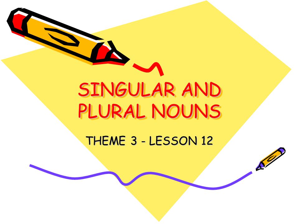 SINGULAR AND PLURAL NOUNS - ppt video online download