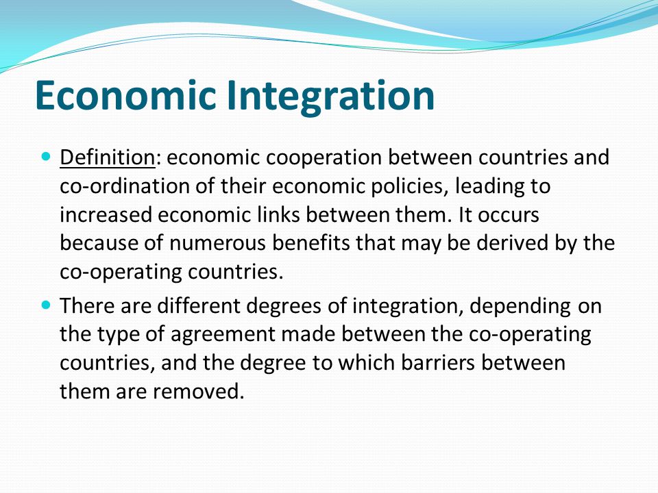 examples of economic integration