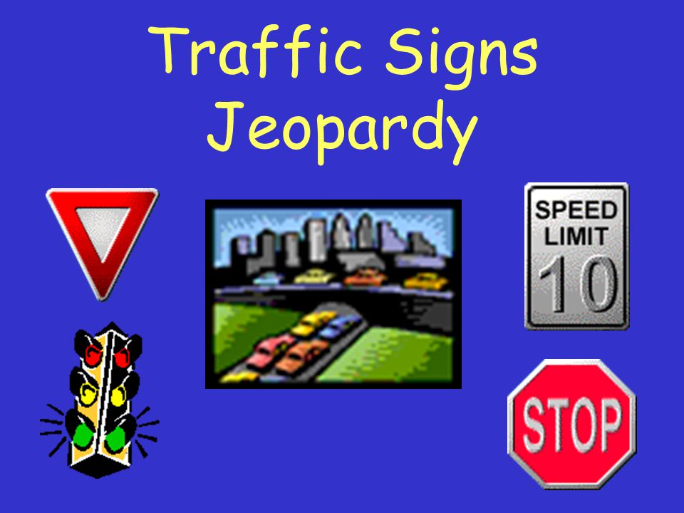 Life Skills Reading + Math: Road Signs and Driving JEOPARDY GAME!