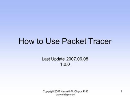 How to Use Packet Tracer