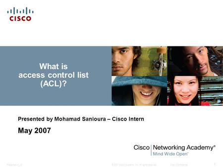 What is access control list (ACL)?