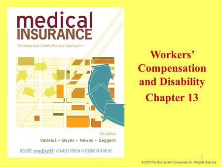1 Workers Compensation and Disability Chapter 13 © 2010 The McGraw-Hill Companies, Inc. All rights reserved.