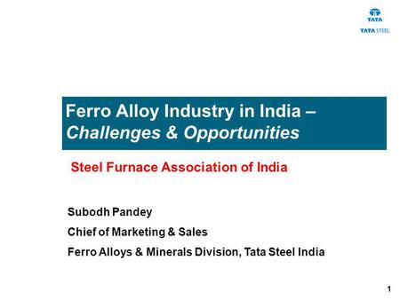 Ferro Alloy Industry in India – Challenges & Opportunities