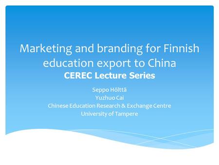 Chinese Education Research & Exchange Centre