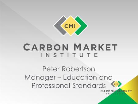 CMI is Australias peak industry body providing market leadership for businesses and professionals in rapidly evolving carbon market economies.