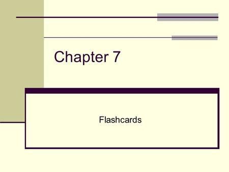 Chapter 7 Flashcards. overall plan that describes all of the elements of a research or evaluation study, and ideally the plan allows the researcher or.