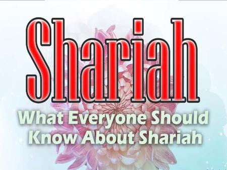 Surah Jatheyah, 45:18 “ ...then we gave you a Sharia in religion, follow it, and do not follow the lust of those who do not know...”