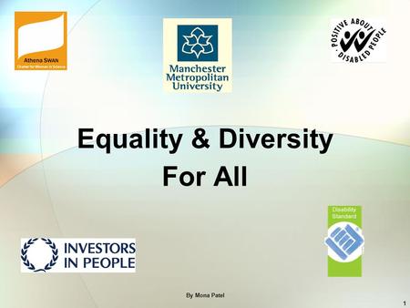 Equality & Diversity For All