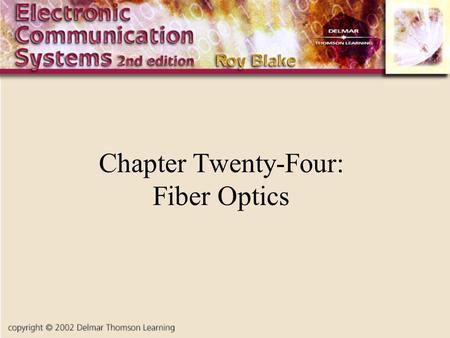 presentation on optical fibre communication