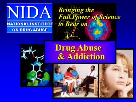 Bringing the Full Power of Science to Bear on Bringing the Full Power of Science to Bear on NIDA NATIONAL INSTITUTE ON DRUG ABUSE Drug Abuse & Addiction.