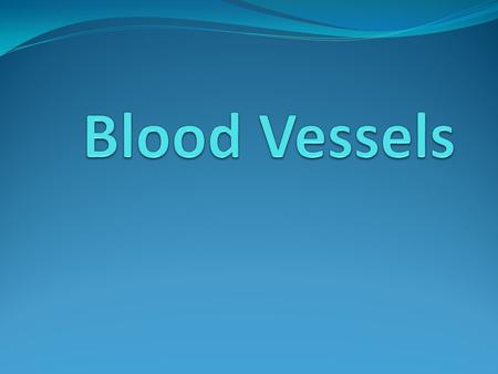 Blood vessels are intricate networks of tubes that transport blood throughout the entire body. They carry blood through miles in a never ending stream.