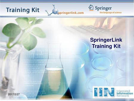 SpringerLink Training Kit