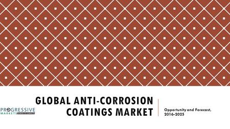 GLOBAL ANTI-CORROSION COATINGS MARKET-  Opportunity Analysis on the basis of Product, End Use, and Geography, Forecast to 2025