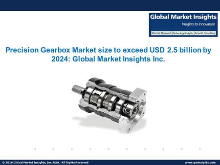 © 2016 Global Market Insights, Inc. USA. All Rights Reserved  Fuel Cell Market size worth $25.5bn by 2024 Precision Gearbox Market size.
