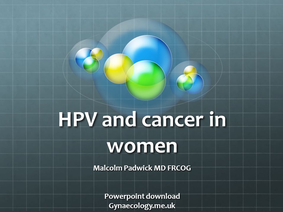 hpv and cancer ppt)