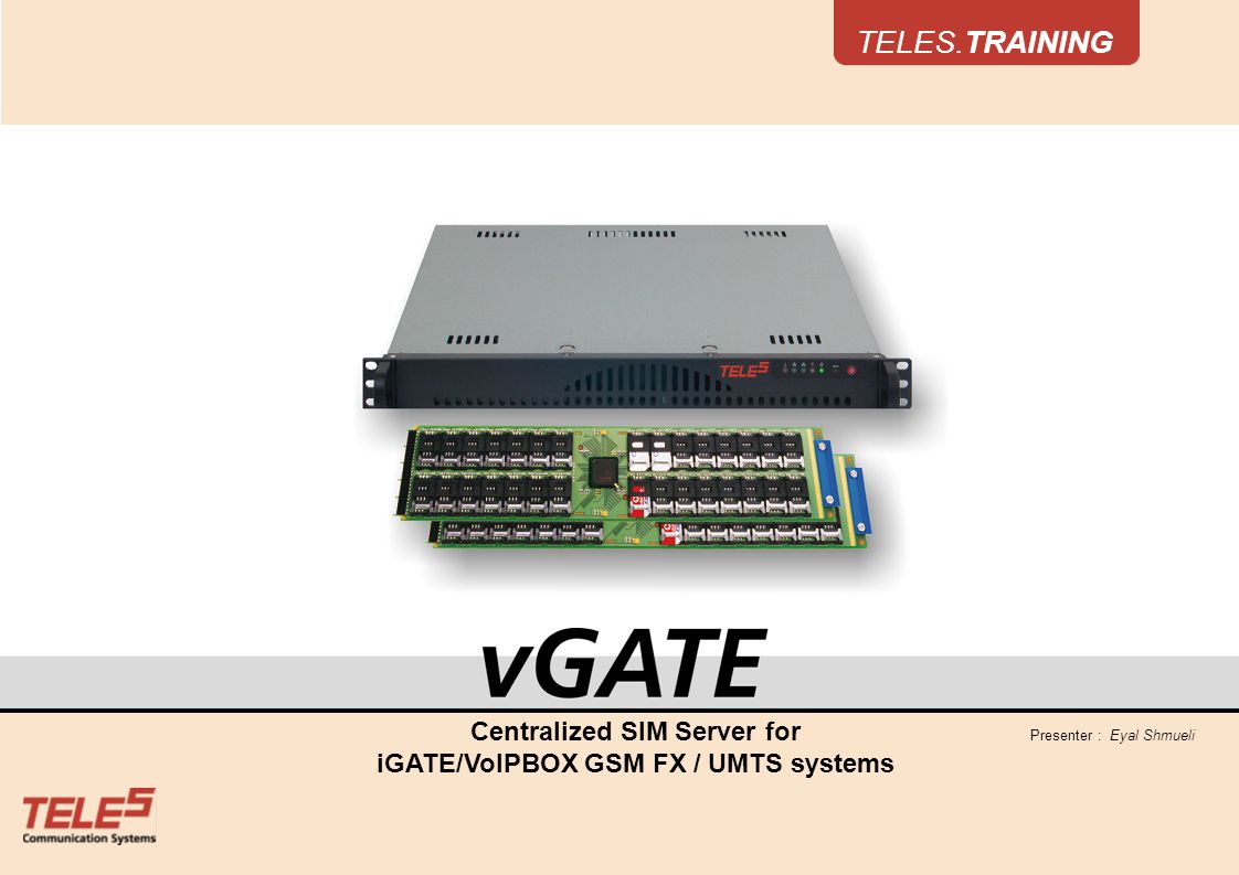 Centralized SIM Server for iGATE/VoIPBOX GSM FX / UMTS systems - ppt video  online download