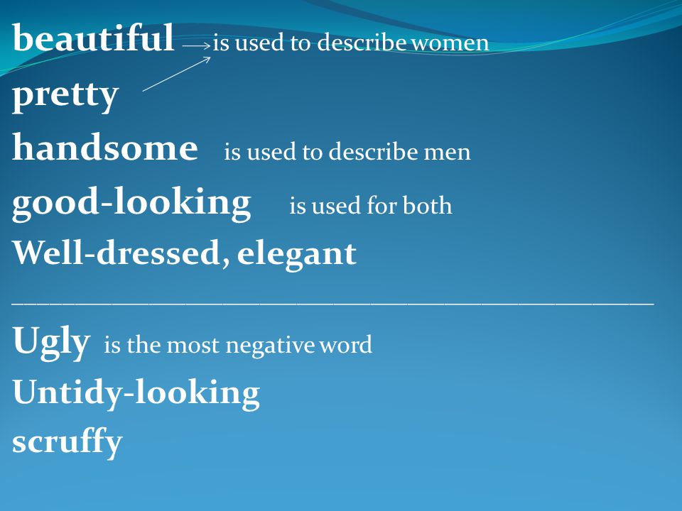 Good-looking Definition & Meaning