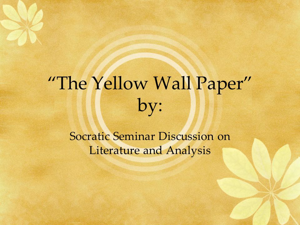 Understanding The Yellow Wallpaper Summary and Analysis