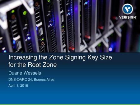 Increasing the Zone Signing Key Size for the Root Zone